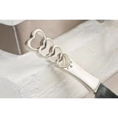 Wedding knife with hearts
