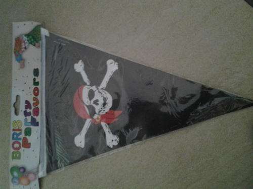 Party banner flags - pirates was R25 now R12