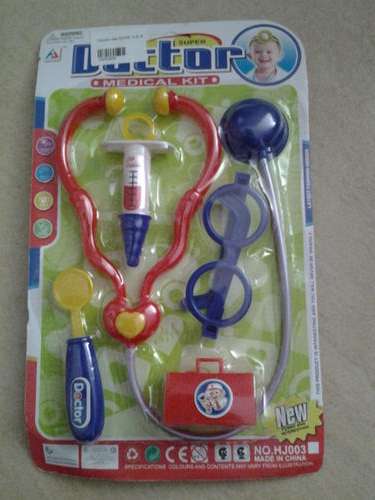 Plastic doctor play set
