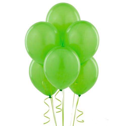 Helium quality balloon 10 in pack green