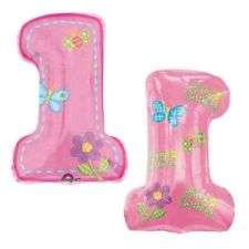 1st birthday helium foil balloon.  54x87cm, was R50 now R25