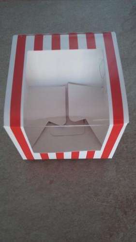 Cupcake box with window, 5 per pack,  8x8x7cm