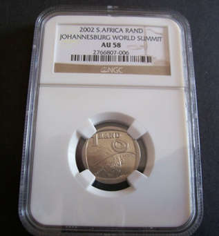 2002 Johannesburg World Summit NGC AU58