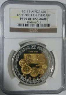 2011 SARB R5 Crown PF69 Ultra Cameo
