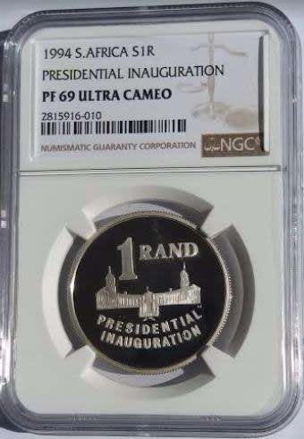 1994 R1 Presidential Inauguration PF69 Ultra Cameo