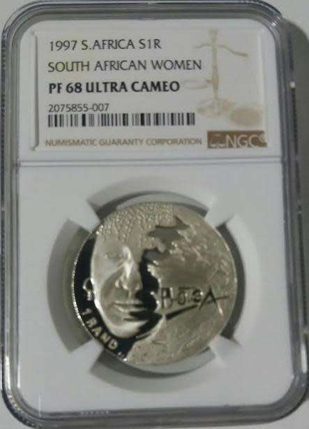 1997 R1 South African Women PF68 Ultra Cameo