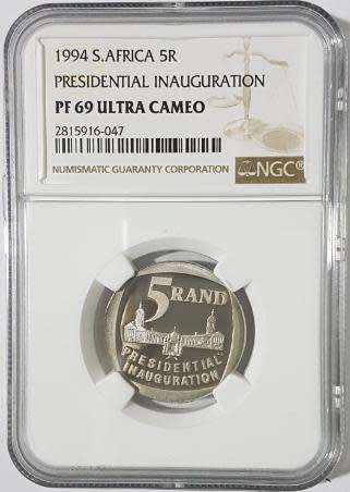 1994 R5 Presidential Inauguration PF69 Ultra Cameo NGC