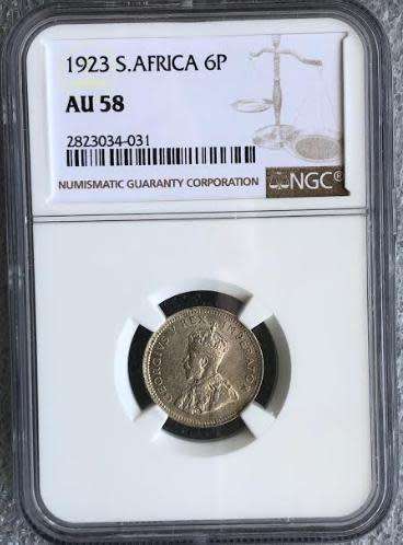 1923 6P AU58