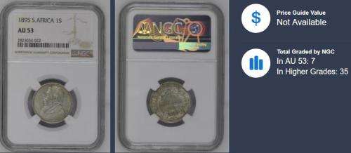 1895 1 Shilling AU53