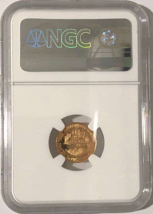 1986 Johannesburg Centennial Commemorative 10th gold PF67 Ultra Cameo