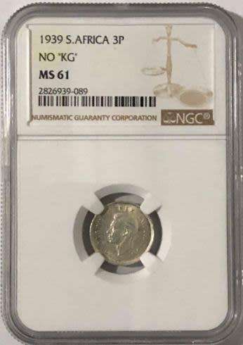 1939 Union 3P NO "KG" MS61 NGC 2826939-089(2 grades higher grades Exists)