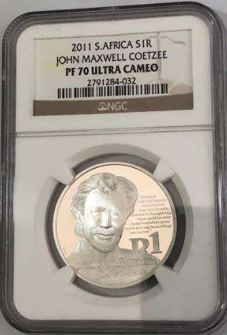 2011 R1 John Maxwell Coetzee PF70 Ultra Cameo NGC 2791284-032