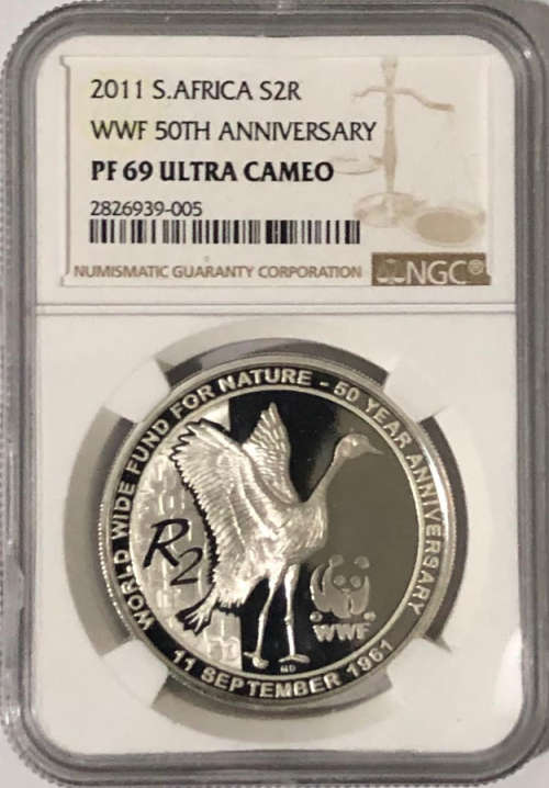 2011 R2 WWF 50th Anniversary PF69 Ultra Cameo NGC 28268939-005