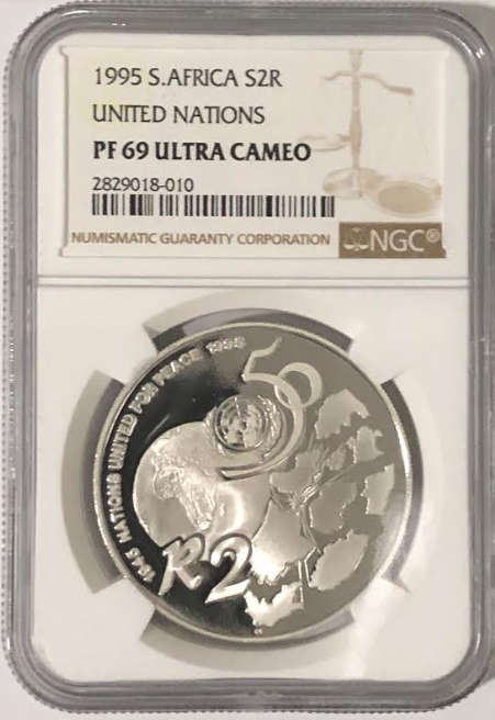 1995 R2 United Nations PF69 Ultra Cameo PF69 Ultra Cameo NGC 2829018