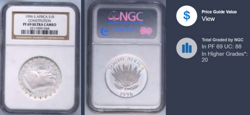1996 R1 Constitution PF69 Ultra Cameo NGC 321909-044