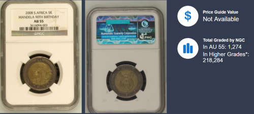 2008 R5 Mandela 90th Birthday AU55 NGC 3616094-003