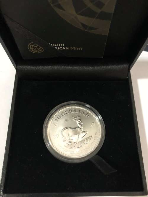 2017 50 year Anniversary Commemorative Mint Marked Silver Krugerrand
