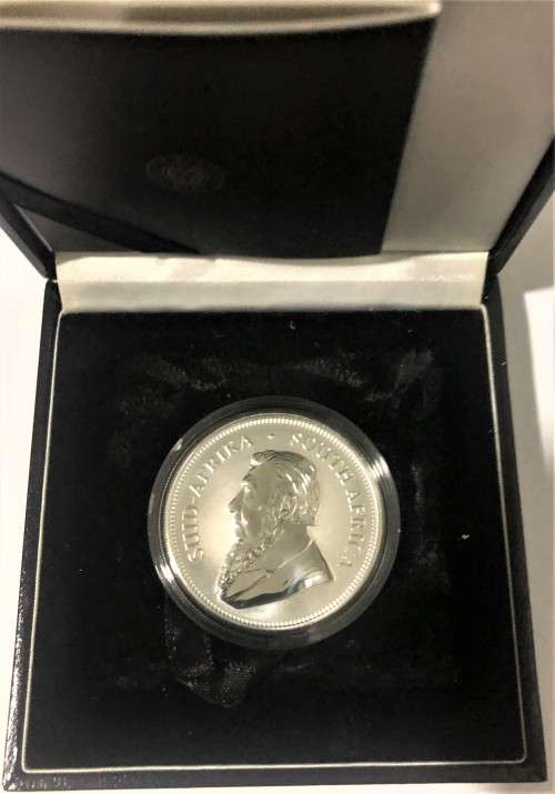 2017 1oz Fine Silver Krugerrand Premium Uncirculated with 50th Anniversary mintmark