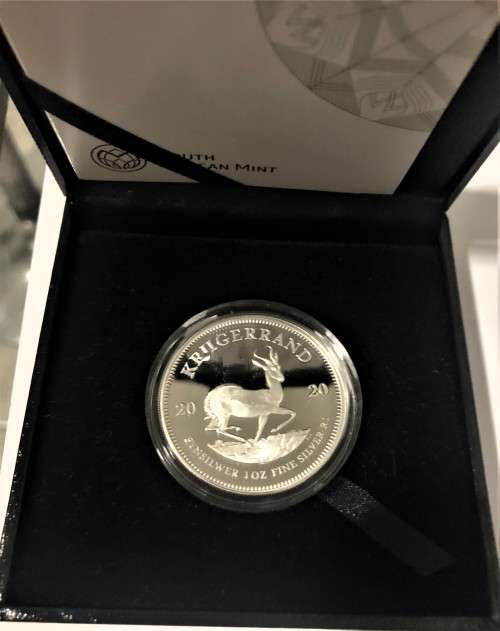 2020 Fine Silver 1oz Proof Krugerrand