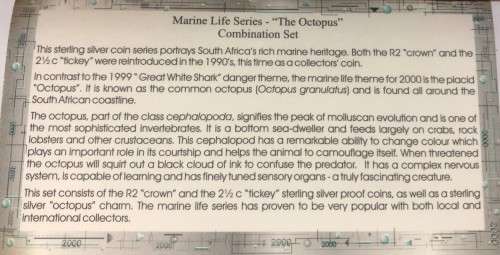 2000 Octopus Crown R2 Crown and1/2 cent Tickey with Charm Set