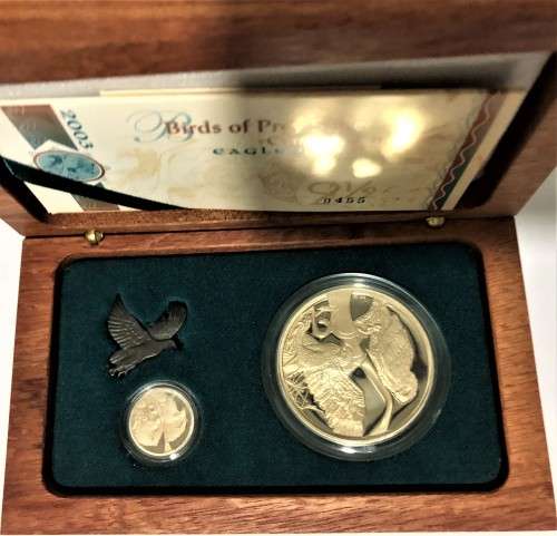 2003 Birds of PreySeries - Egles and 1/2 cent with Charm Set