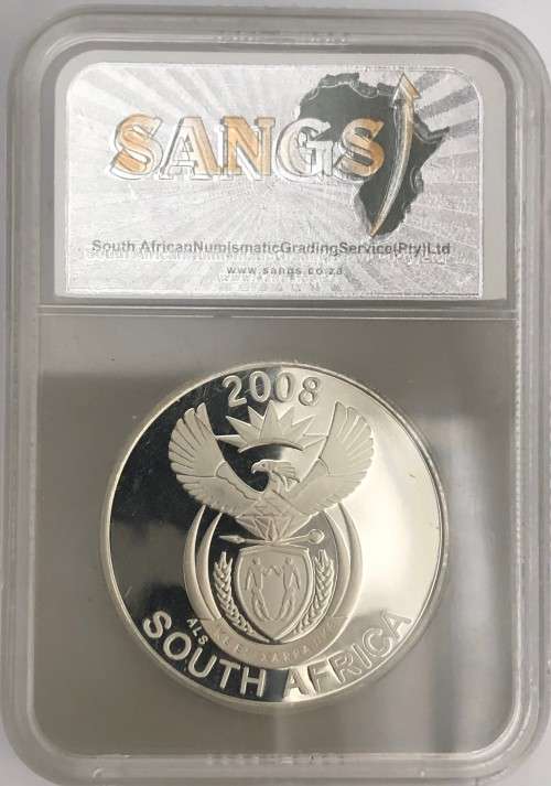 2008 1oz Silver 20C Klipspringer PF69 (Peace Park Series)