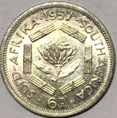 1957 6 Pence