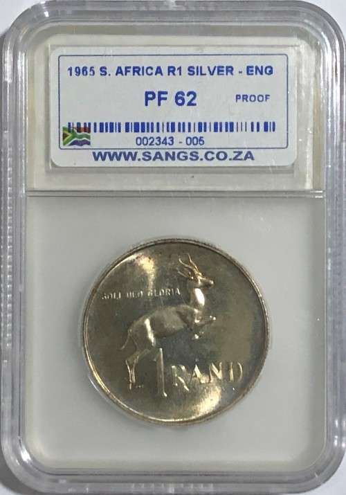 1965 Silver Eng R1 PF62