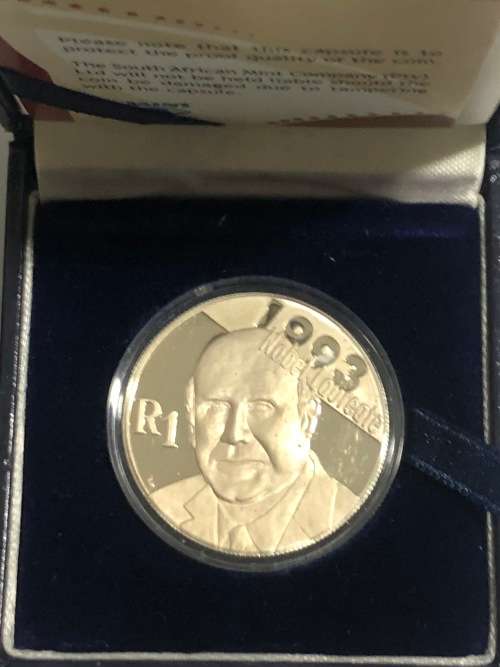 2007 Proof R1 Frederik Willem de Klerk - Nobel Peace Prize Awarded