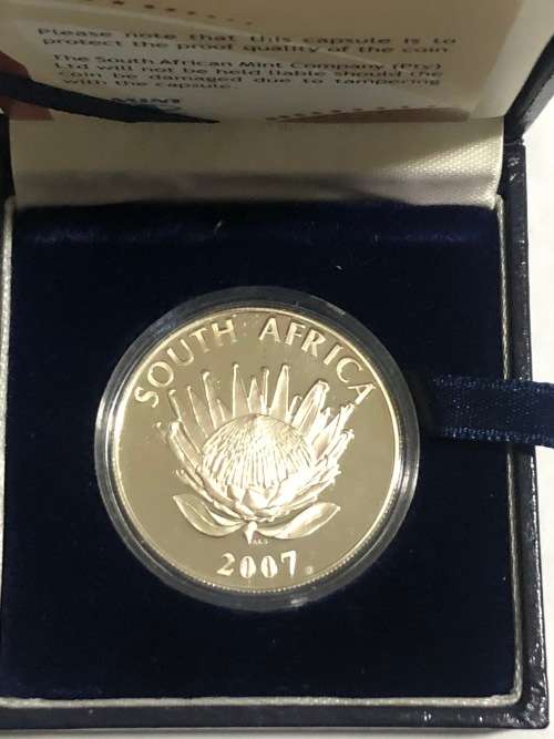 2007 Proof R1 Frederik Willem de Klerk - Nobel Peace Prize Awarded