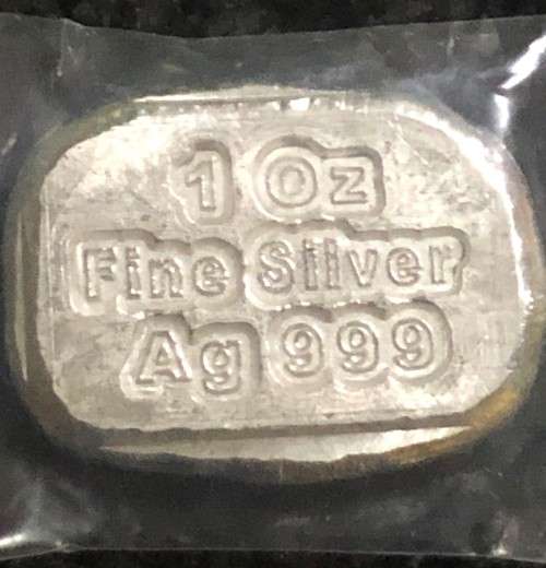 1oz 99.99 Silver Bar
