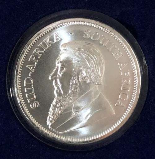 2020 1oz Silver Kruger Rand Brilliant Uncirculated(packed in capsule and SA Mint Box)