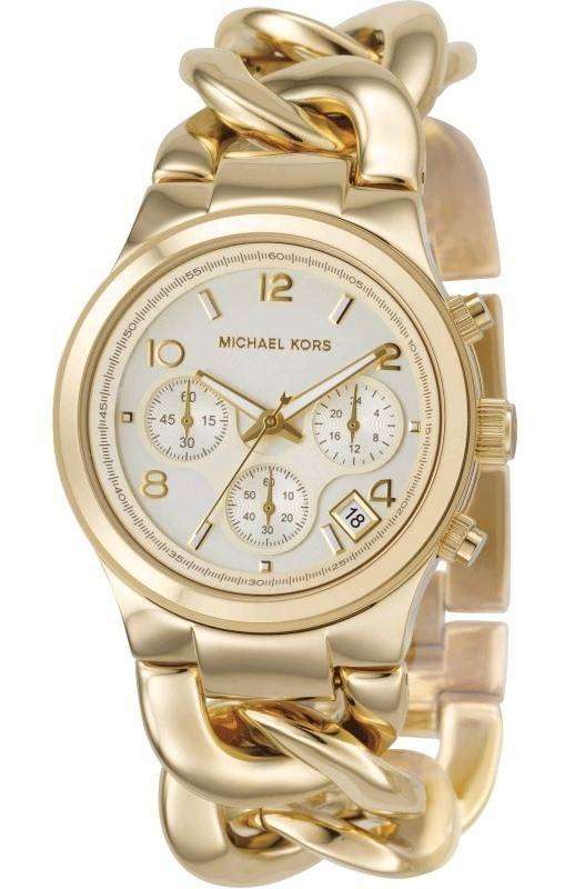MICHAEL KORS - Gold tone chain link