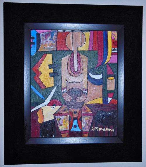 Speelman Mahlangu, 25 x 20 cms. Prime Investment Work