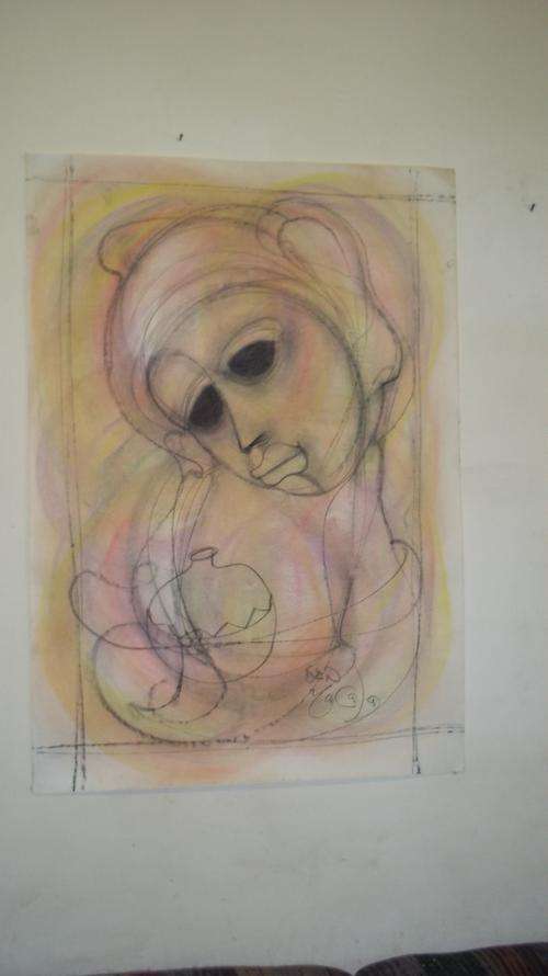 Ben Macala Pastel and Charcoal, Big Size