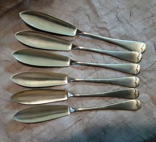 Superb Antique Sipelia Fish Knife Set from Sheffield in England