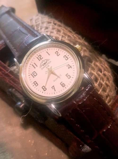 Gorgeous DIAMANDA AIM Ladies Watch with Faux Leather Strap