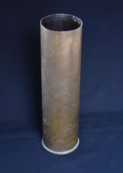 Large 90mm Brass Artillery Bomb Shell