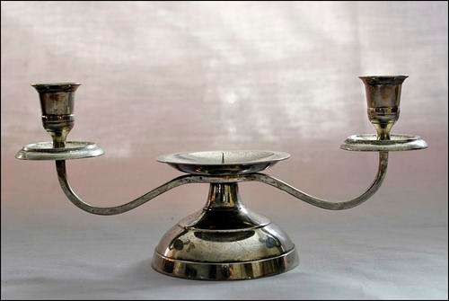 Beautiful and Stylish Silver Plated Candle holder