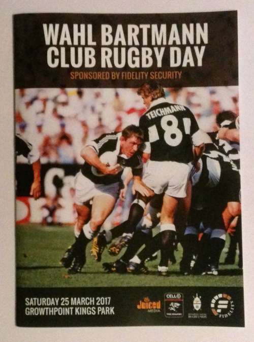 Rugby Programme Wahl Bartmann Rugby Day (25 March 2017)