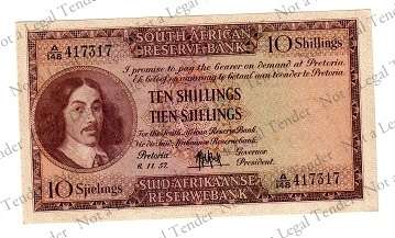 MH de Kock ~ 3rd Issue  ~ A148 417317 ~ 1957 ~ UNC ~ E\A