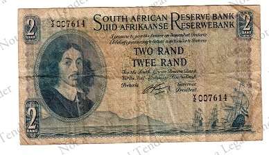 G Rissik ~ 1st Issue Replacement Note ~ Y2 007614 ~ F ~ E/A ~ low serial nr