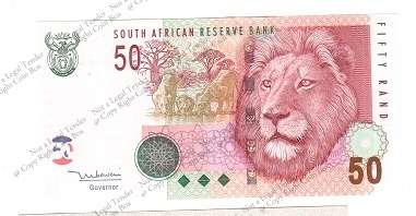 TT Mboweni  R 50 ~ 2nd Issue  ~ CN4684413C ~ Perfect UNC