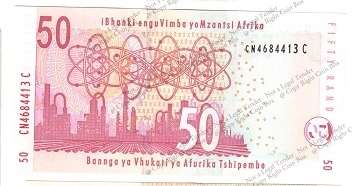 TT Mboweni  R 50 ~ 2nd Issue  ~ CN4684413C ~ Perfect UNC