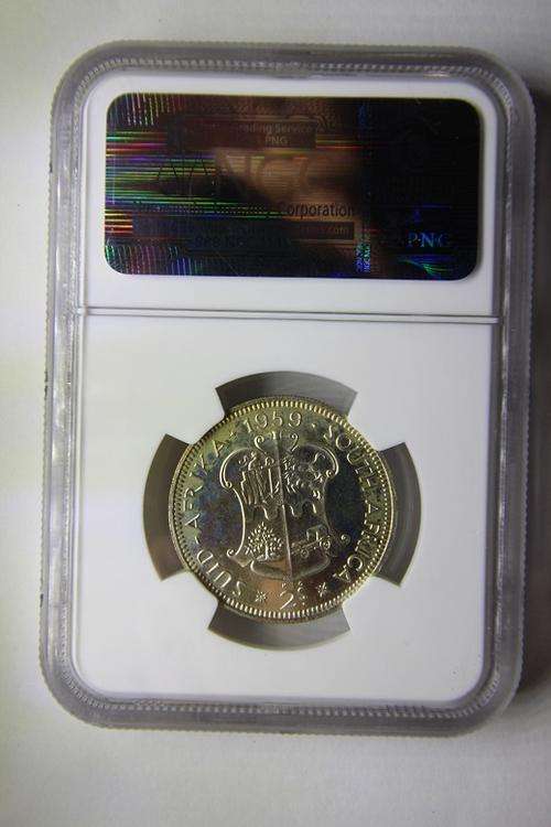 1959 ~ 2 Shillings ~ PF 65