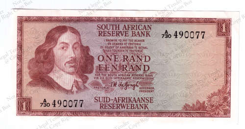 TW de Jong, 1st Issue, R1 ,A730 490077