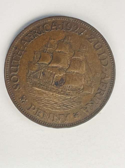 1927, Penny, `Zuid Afrika`