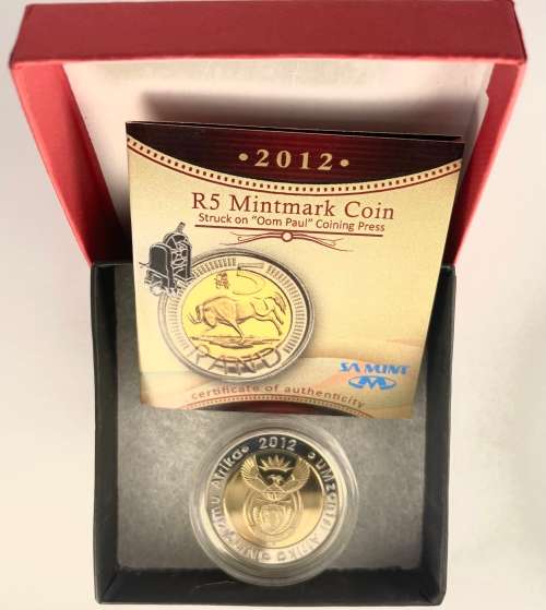 2012, R5, Oom Paul mark. Low mintage !