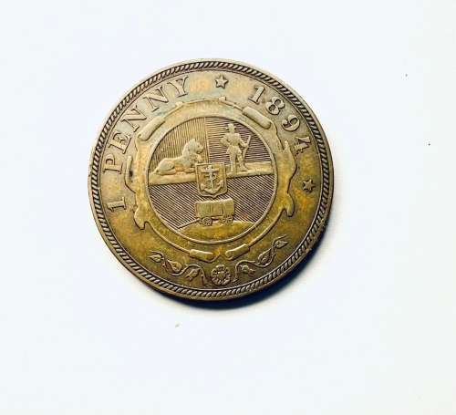 1894 ZAR Penny.