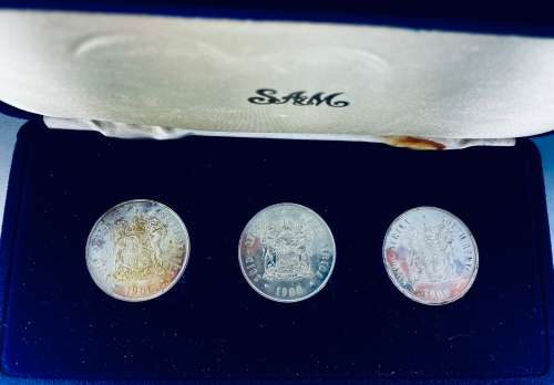 1988, Combo Set, 3 x Proof ,Dias, Huguenots and Groot Trek